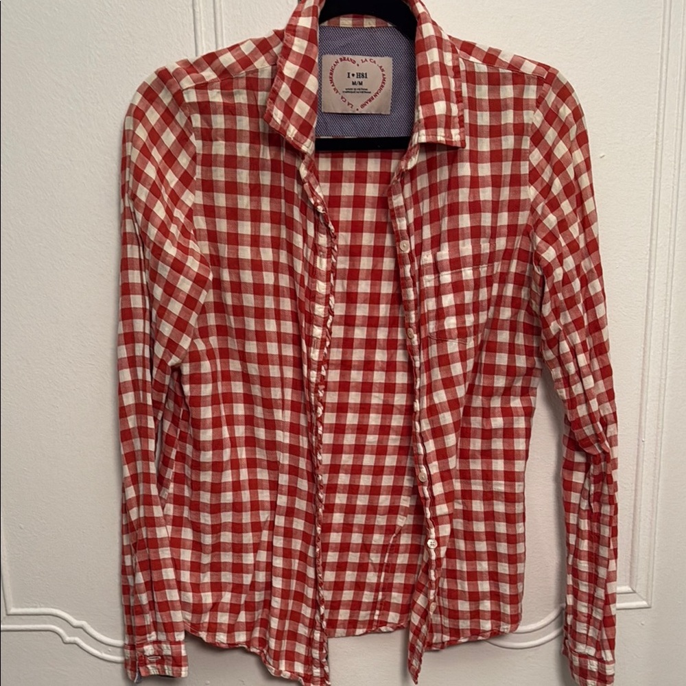 H&M Checkered Button Down Shirt